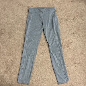 Athleta Girl- Gray Cross Over Side Leggings